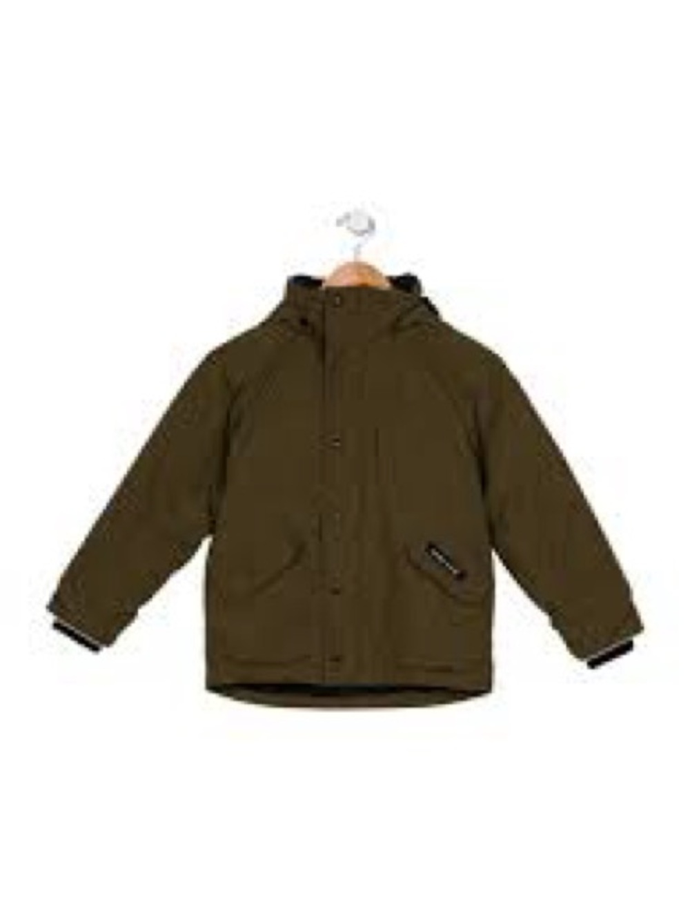 Canada Goose Kids Olive Green Hooded Puffer Jacket Medium 10-12